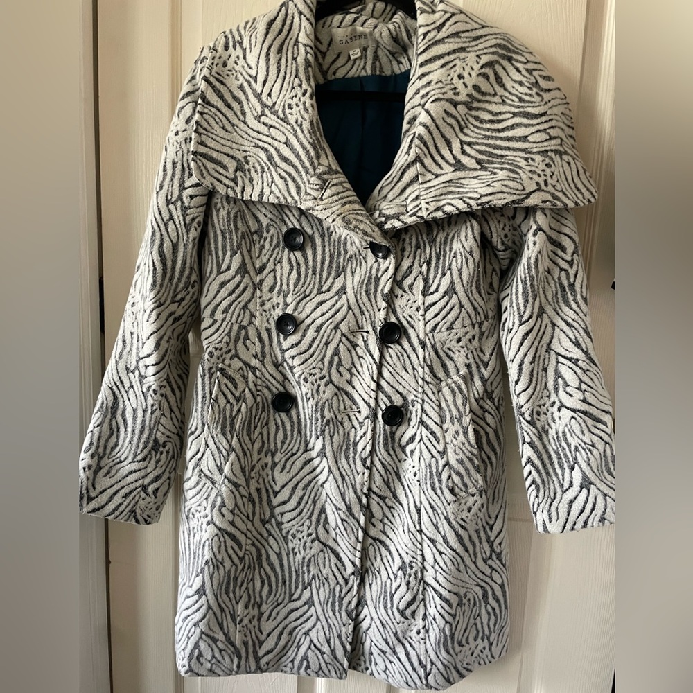 Sabine pea coat EUC